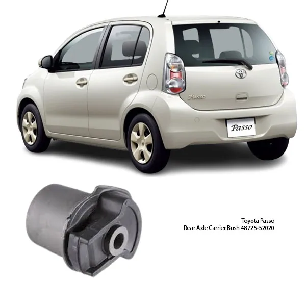 Illustration of toyota passo rear axle carrier bush 48725-52020