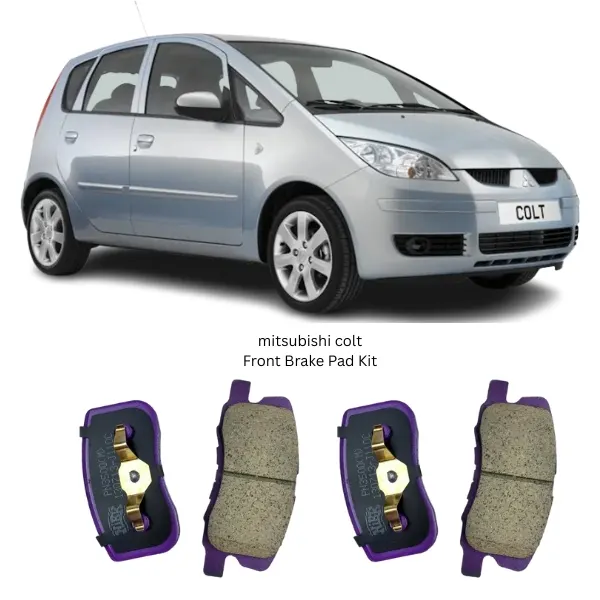Illustration of mitsubishi colt front brake pad kit pn3500