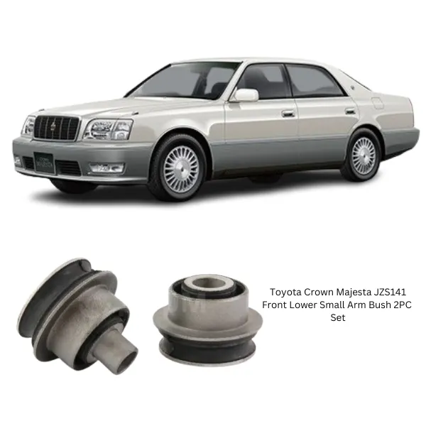 Illustration of toyota crown majesta jzs141 front lower small arm bush 2pc set 48654-30300