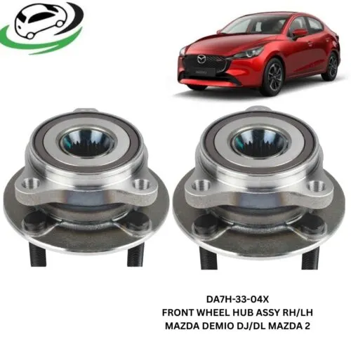 Illustration of belcot da7h-33-04x front wheel hub assembly rh & lh set - mazda demio dj/dl & mazda 2