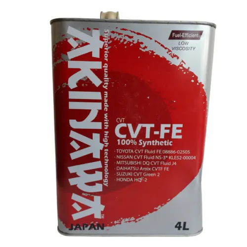 Illustration of akinawa cvt-fe 100% synthetic transmission fluid 4 litres