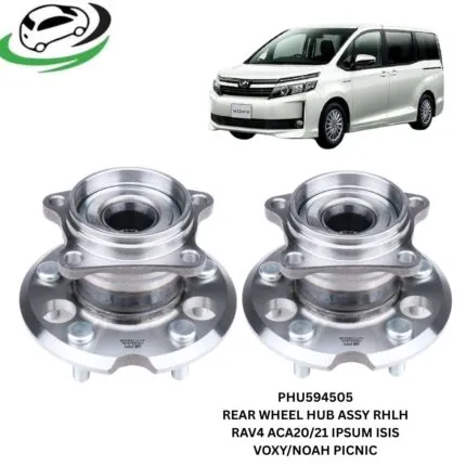 Illustration of pfi phu594505 rear wheel hub assembly – toyota rav4, ipsum, isis, voxy/noah & picnic