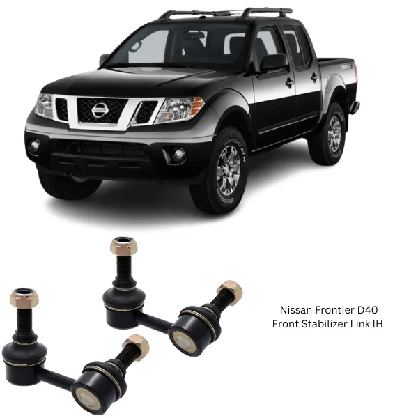 Illustration of nissan frontier d40 front stabilizer link lh 54668-eb71a