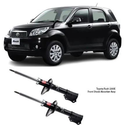 Illustration of toyota rush j200e/j210e front shock absorber assy 338077