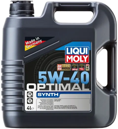 Illustration of liqui moly optimal synth 5w-40