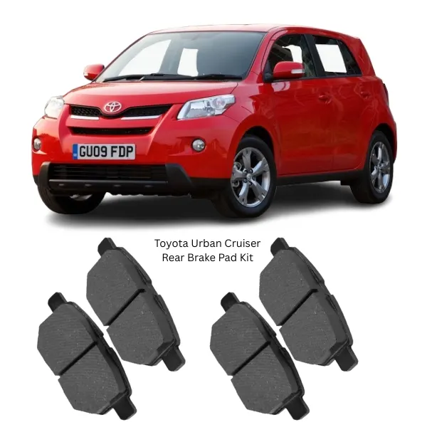 Illustration of toyota urban cruiser rear brake pad kit d2254