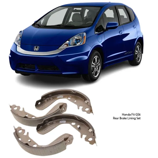 Illustration of honda fit ge6 rear brake lining set fn5534
