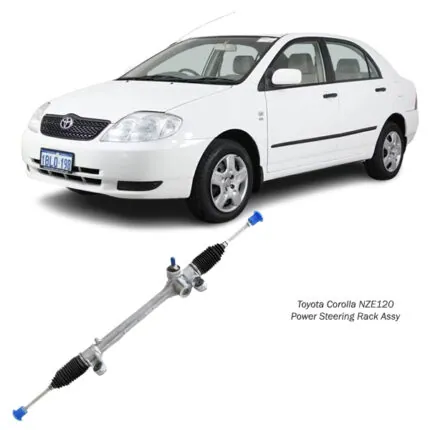 Illustration of toyota corolla nze120 power steering rack assy 45510-12290