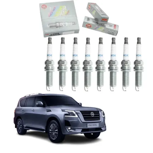 Illustration of nissan patrol y62 ngk spark plugs 22401-1la1c