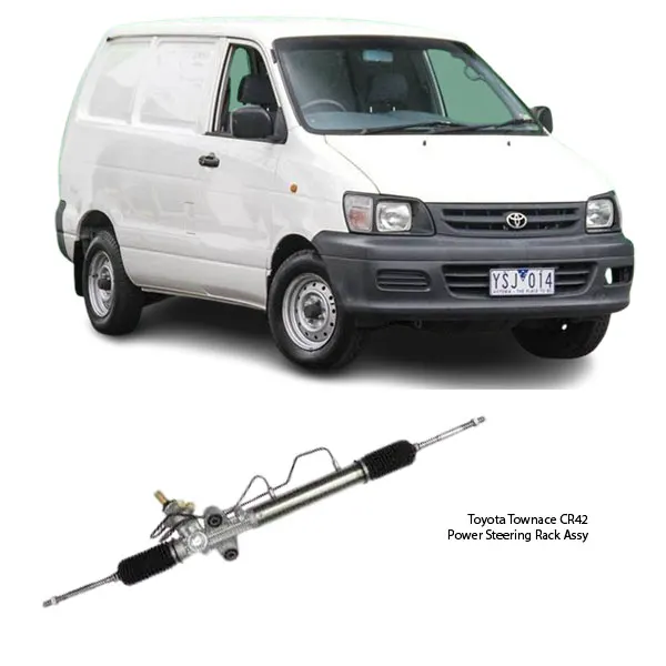 Illustration of toyota townace cr42 rhd hydraulic power steering rack assy 44200-22010