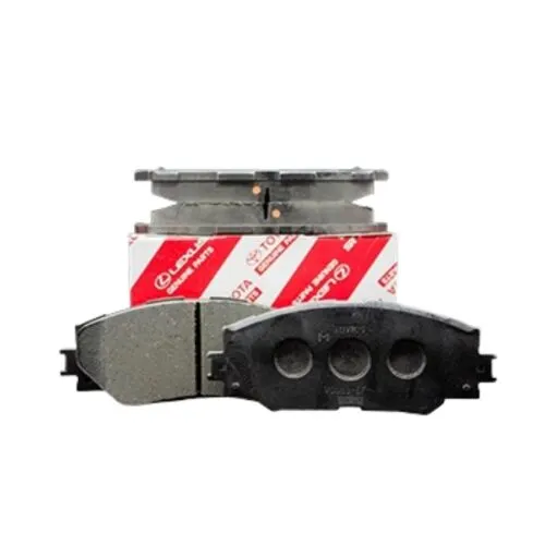 Illustration of toyota corolla 2007-2012 genuine front brake pad kit 04465-yzzr3