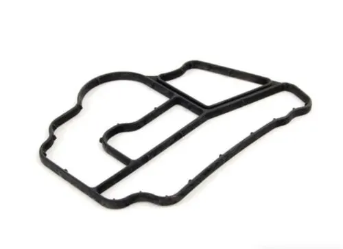 Illustration of elring 2711840180 engine oil filter housing gasket - mercedes-benz
