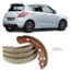 Illustration of suzuki swift rear brake lining fn9991