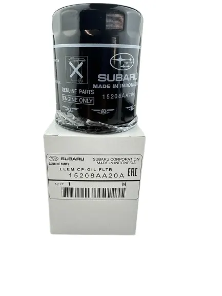 Illustration of genuine subaru 15208-aa160 oil filter assembly