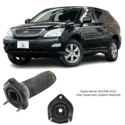Illustration of toyota harrier acu30w 2012 rear suspension support assembly 48760-48040