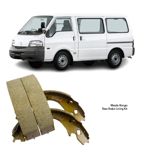 Illustration of mazda bongo rear brake lining kit fn3348
