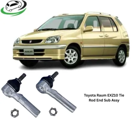Illustration of tie rod end set lh & rh oem 45046-19206 / 45047-19206 toyota raum exz10 exz15