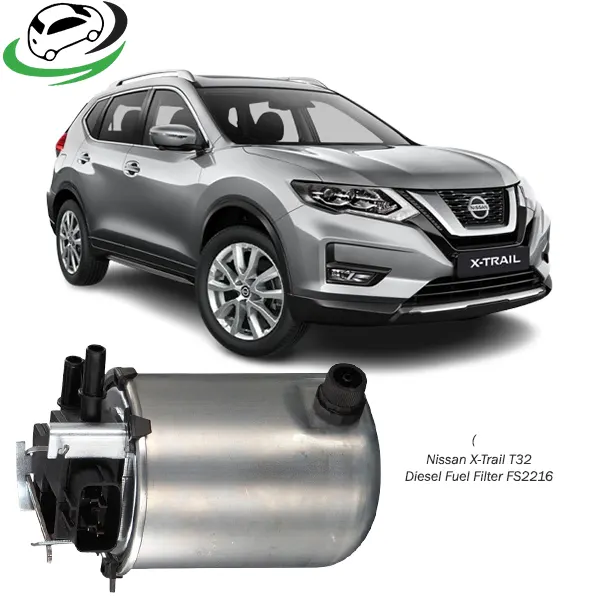Illustration of nissan x-trail t32 diesel js asakashi fuel filter fs2216