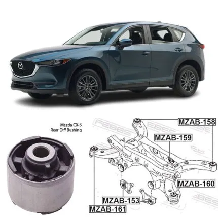 Illustration of mazda cx-5 rear diff bushing mzab-153