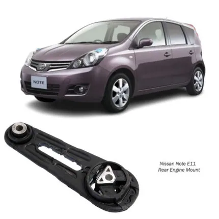 Illustration of nissan note e11 rear engine mount assy 11360-ax000