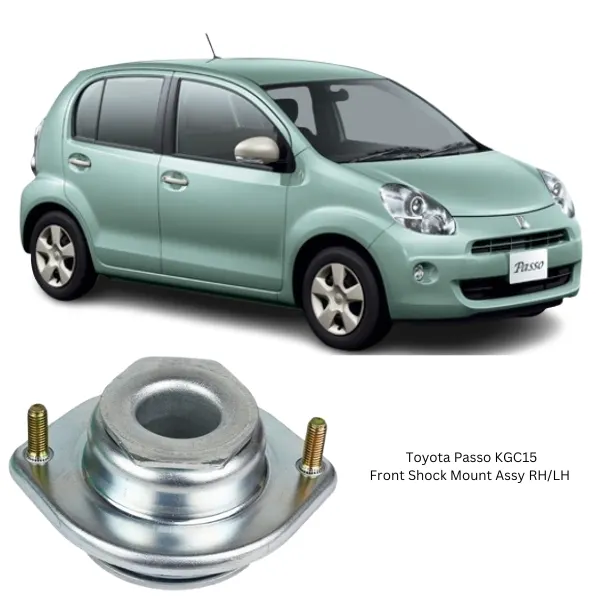 Illustration of toyota passo kgc15 front shock mount assy rh/lh 48609-97402
