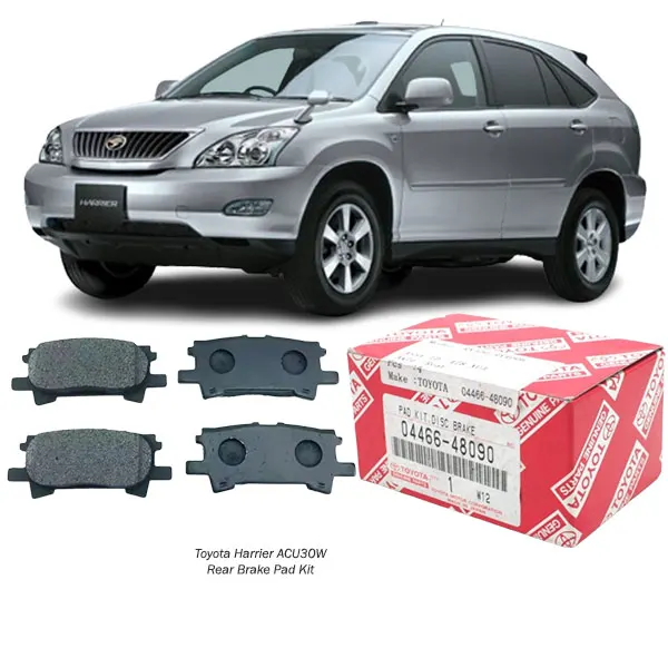 Illustration of toyota harrier acu30w rear brake pad kit 04466-48090