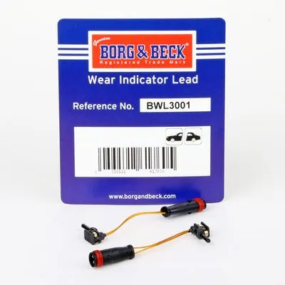 Illustration of borg & beck bwl3001 brake pad sensor cable 97mm - mercedes-benz w169, w176 & w205