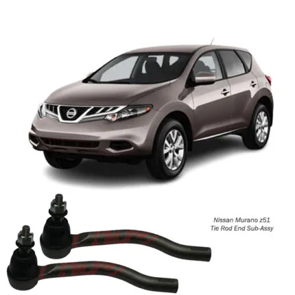 Illustration of nissan murano z51 tie rod end sub assy r/l sen151