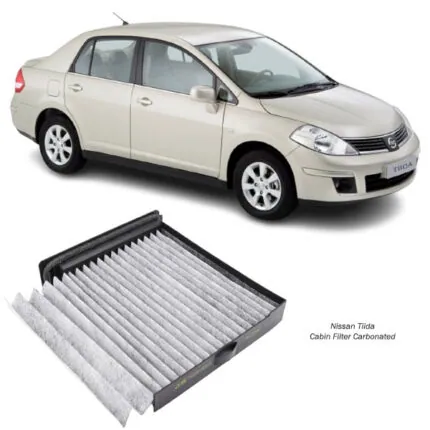 Illustration of nissan tiida cabin filter assy (carbonated) ac208c