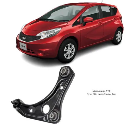 Illustration of nissan note e12 front lh lower control arm 545011hmob