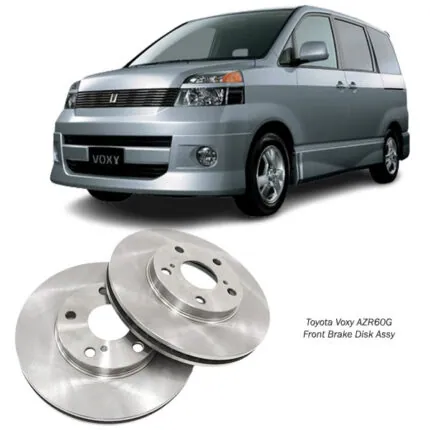 Illustration of toyota voxy azr60g front brake disk assy 43512-44010