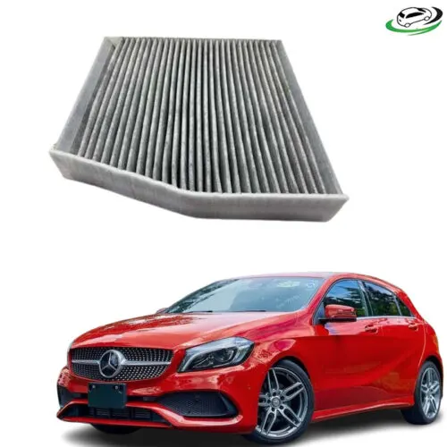 Illustration of mercedes benz a180 w176 activated carbon cabin filter a2468300018