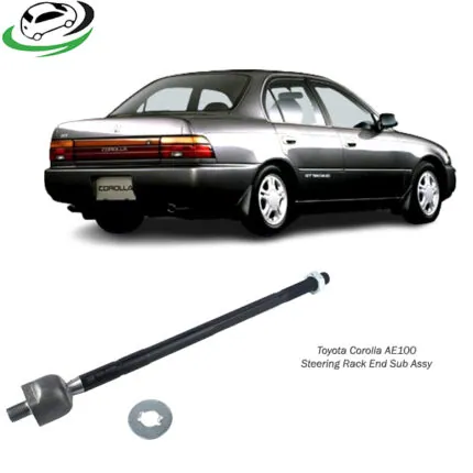 Illustration of toyota corolla ae100 steering rack end sub assy 45503-29365