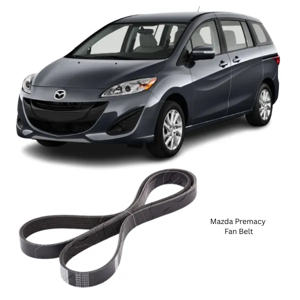 Illustration of mazda premacy 2.0 fan belt 6pk1305