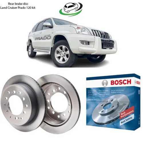 Illustration of toyota land cruiser 120 series rear brake disc kit 42431-60200