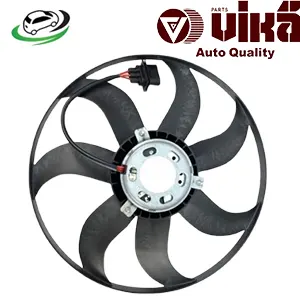 Illustration of vw polo (9n 9a)/ polo v (6r1 6c1)/ polo van (6r)/ polo v saloon/ fox hatchback radiator fan 6q0959455ad