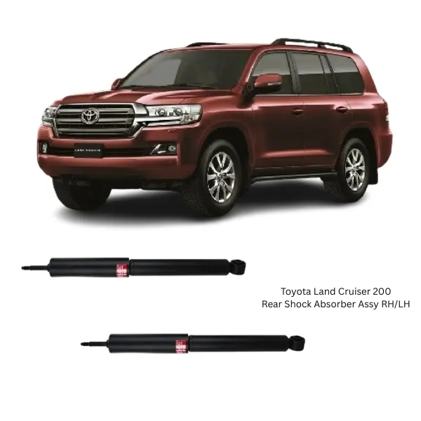 Illustration of toyota land cruiser 200 series rear kyb shock absorber set