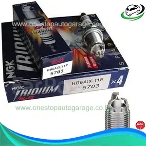 Illustration of genuine iridium max spark plug hb6aix-11p 5703 pack of 4