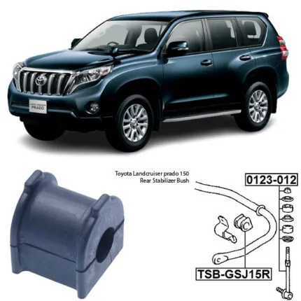 Illustration of toyota landcruiser prado 150 rear stabilizer bush tsb-gsj15r