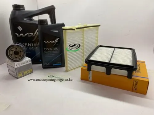 Illustration of mazda cx-3 complete service kit