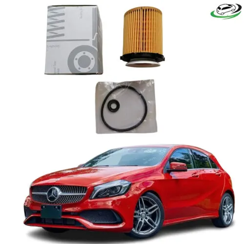 Illustration of mercedes benz a180 w176 oil filter assy a2701800009