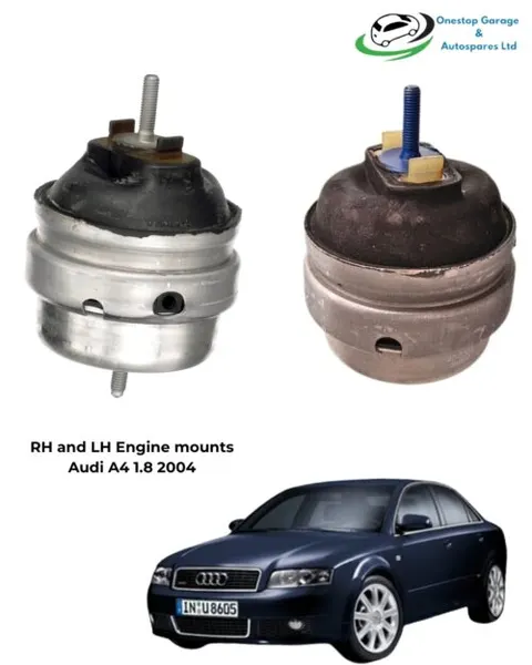 Illustration of audi a4 1.8 (2004) engine mounts