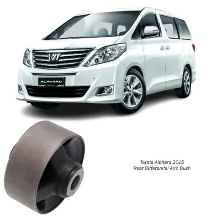 Illustration of toyota alphard anh25w 2015 rear differential arm bush tmb-sxm15