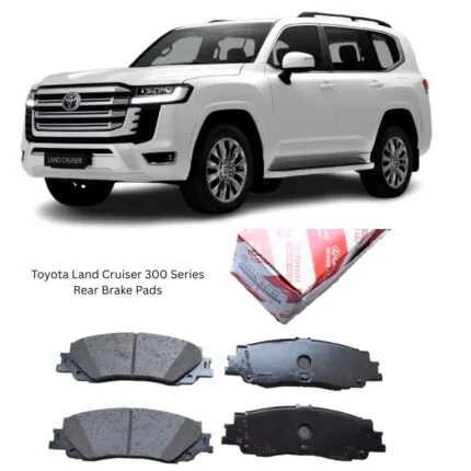 Illustration of toyota land cruiser 300 series genuine rear brake pads 04466-60190
