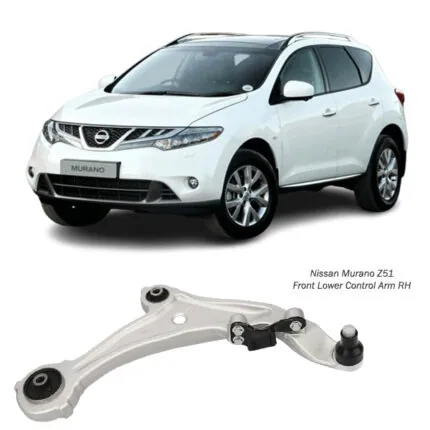 Illustration of nissan murano z51 front lower control arm rh 54500-1aa1a
