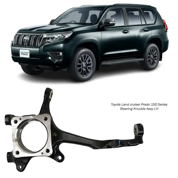 Illustration of toyota landcruiser prado 150 series steering knuckle assy lh 43212-60200