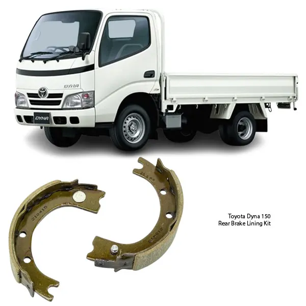 Illustration of toyota dyna 150 rear brake lining kit fn2298