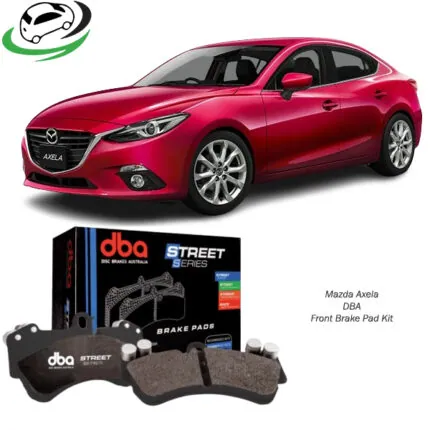 Illustration of mazda axela front brake pad kit street performance db1679ss