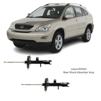Illustration of lexus rx 300 rear shock absorber assy 334395