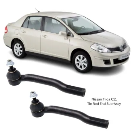 Illustration of nissan tiida c11 tie rod end sub-assy 48640-3u025